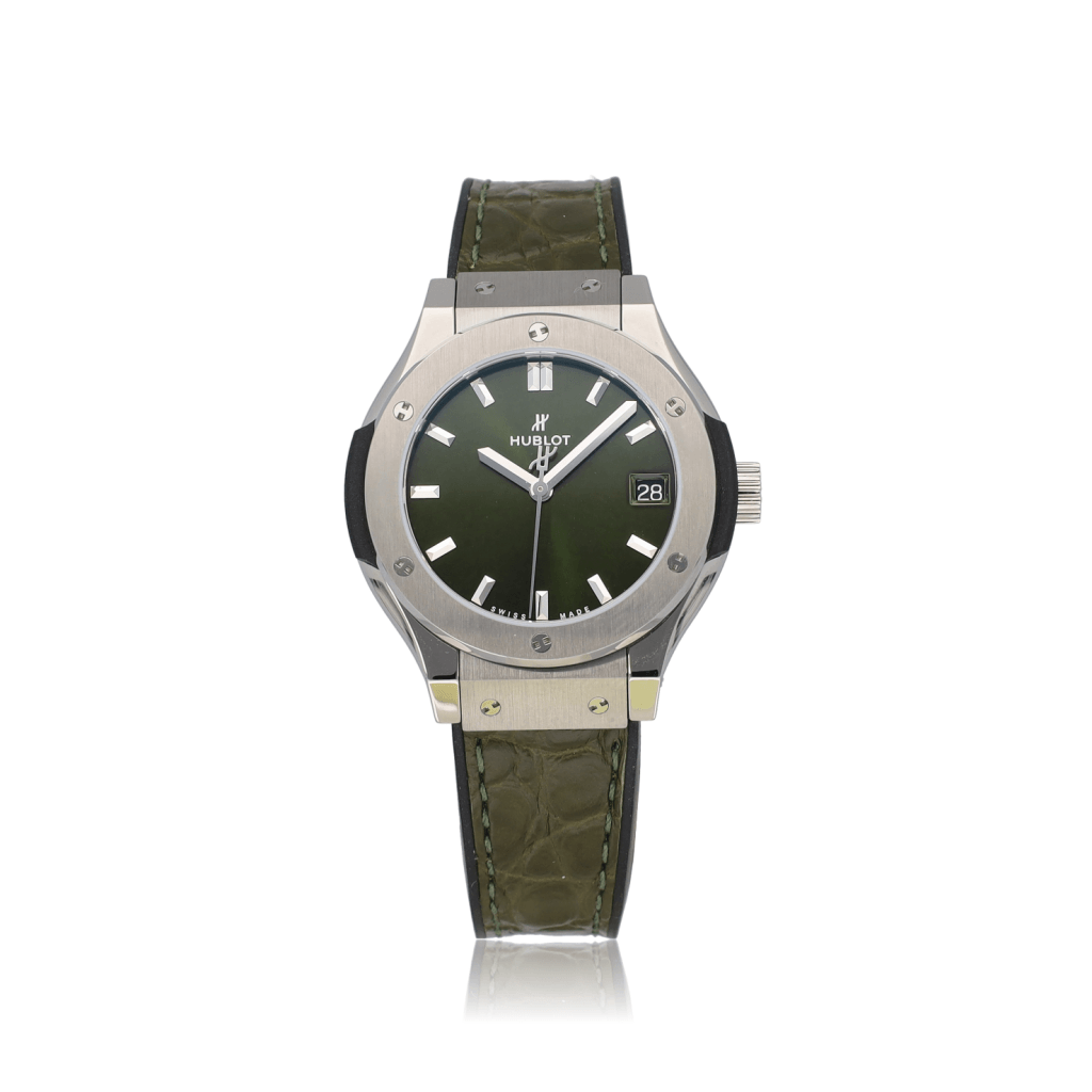 Hublot Classic Fusion Titanium Green 33mm - 581.NX.8970.LROCC - #1 Hublot Classic Fusion Titanium Green 33mm - 581.NX.8970.LROCC - #1