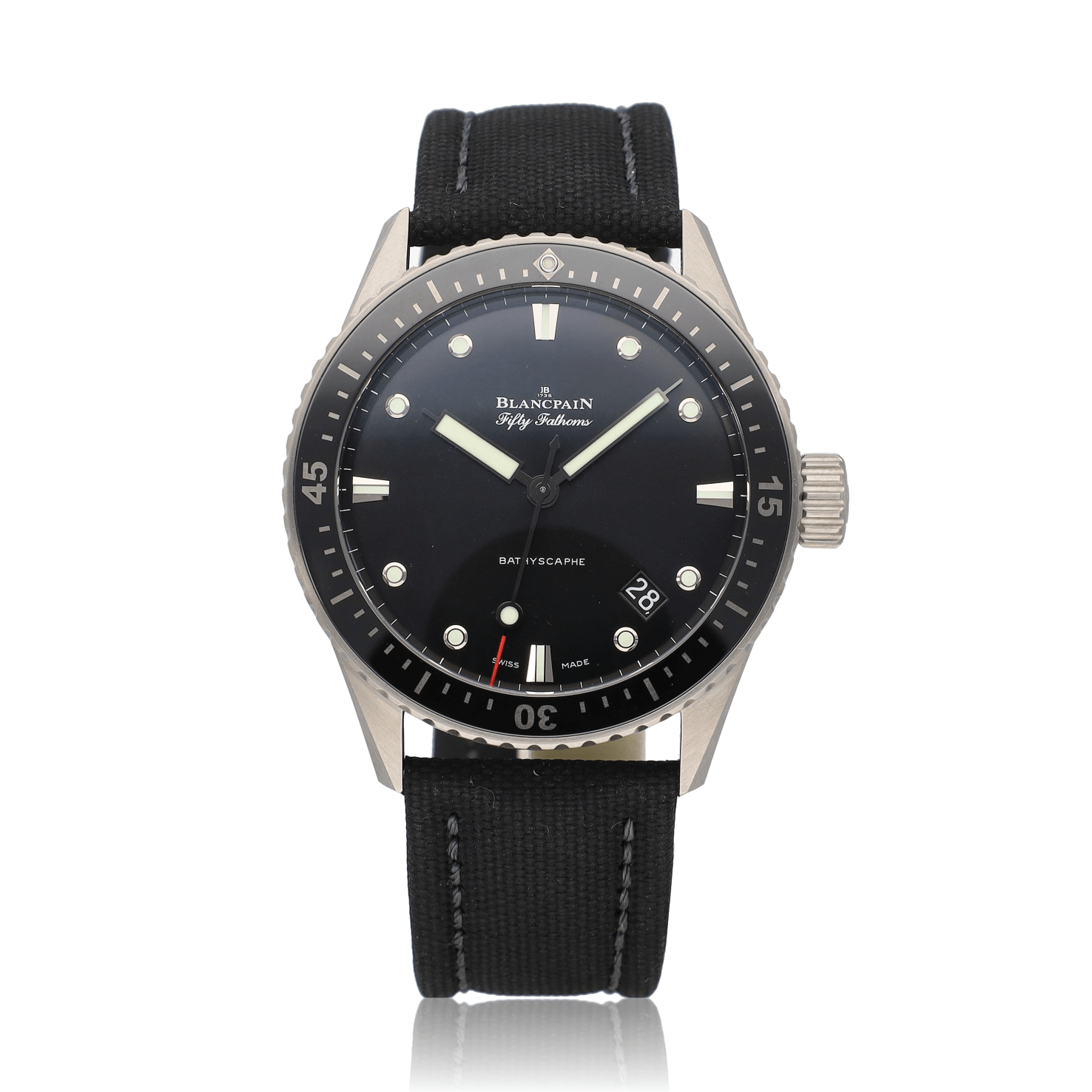 Fifty Fathoms Bathyscaphe 43mm - Blancpain - 5000-1230-B52AOCC Fifty Fathoms Bathyscaphe 43mm - Blancpain - 5000-1230-B52AOCC