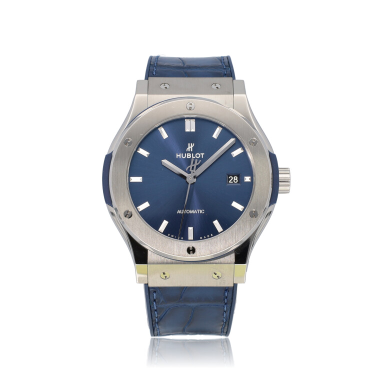 Hublot Classic Fusion Titanium Blue 42mm - 542.NX.7170.LR - #1 Hublot Classic Fusion Titanium Blue 42mm - 542.NX.7170.LR - #1