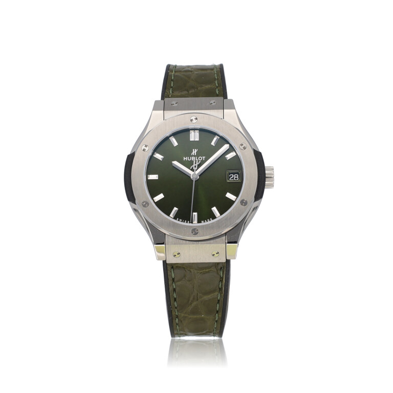 Hublot Classic Fusion Titanium Green 33mm - 581.NX.8970.LR - #1 Hublot Classic Fusion Titanium Green 33mm - 581.NX.8970.LR - #1