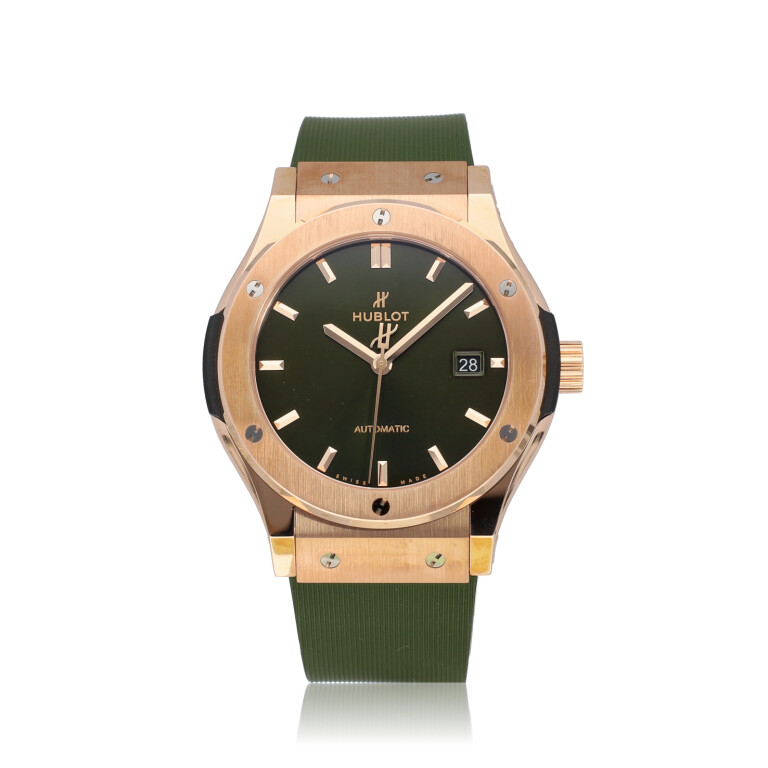 Hublot Classic Fusion King Gold Green 42mm - 542.OX.8980.RX - #1 Hublot Classic Fusion King Gold Green 42mm - 542.OX.8980.RX - #1