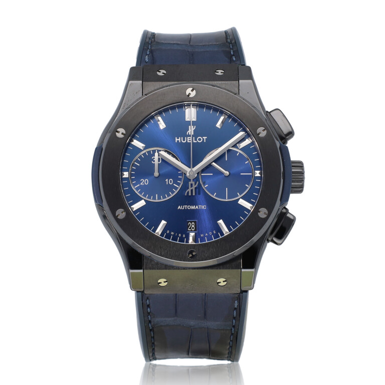 Hublot Classic Fusion Ceramic Blue Chronograph 45mm - 521.CM.7170.LR - #1 Hublot Classic Fusion Ceramic Blue Chronograph 45mm - 521.CM.7170.LR - #1