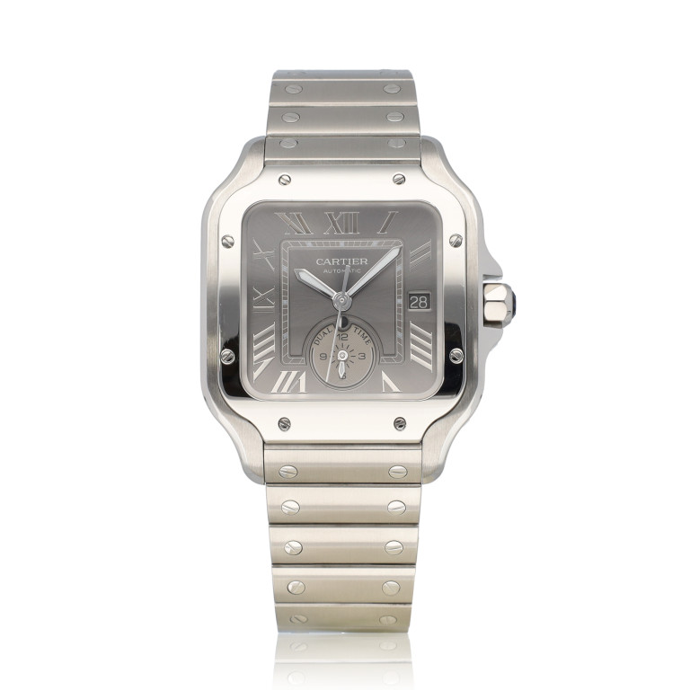 Cartier Santos de Cartier Dual Time LM - WSSA0076 - #1 Cartier Santos de Cartier Dual Time LM - WSSA0076 - #1