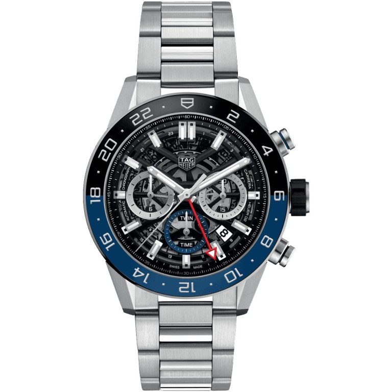 TAG Heuer Carrera Calibre Heuer 02 Chronograph GMT 45mm - CBG2A1Z.BA0658 - #2 TAG Heuer Carrera Calibre Heuer 02 Chronograph GMT 45mm - CBG2A1Z.BA0658 - #2
